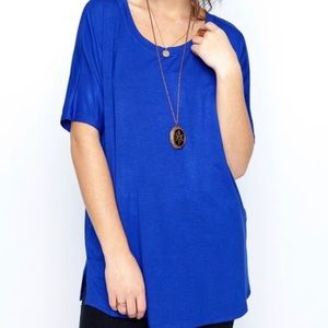 Women’s blue stretch tunic